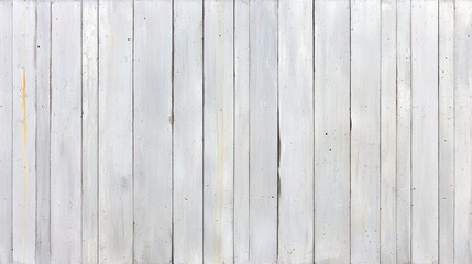 Obraz premium A white wooden fence with vertical planks.