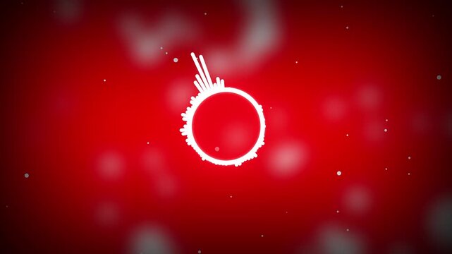 voice message Animation on black background, Digital interface audio Voice assistant for AI chat technology waveform AI Chat innovation sound wave, and colorful background. 4k