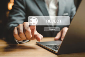 Business professional interacting with a futuristic digital interface touching a screen displaying project management tools and data analytics for success