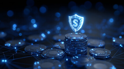 Digital Protection Shield over Cryptocurrency Coins