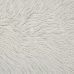 White animal fur texture showing flowing hair patterns. Close-up of natural animal fur texture showcasing a soft, delicate appearance.