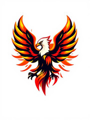 Fototapeta premium eagle tattoo vector