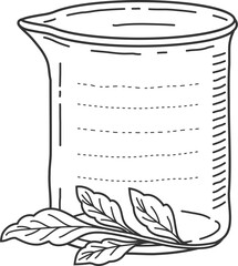 Glass jug or pitcher container for kids memo note frame, vector message sticker. Kids diary or memo note frame for school notebook label, message and to do checklist of page paper sheet sticker