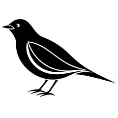  Minimal bird silhouette line art vector illustration