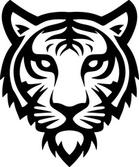 tiger head sticker transparent 