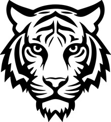 tiger head sticker transparent 