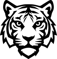tiger head sticker transparent 