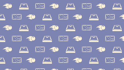 SNOOKER VECTOR PATTERN COLOURED