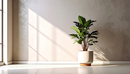 Stylish Bird of Paradise Plant in Modern Interior