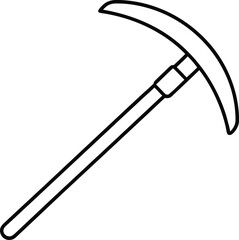 Heavy Duty Crowbar Tool Icon.