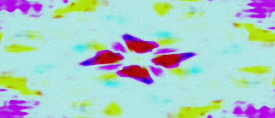 Abstract Colorful Pattern Red Purple Yellow Green Teal Background