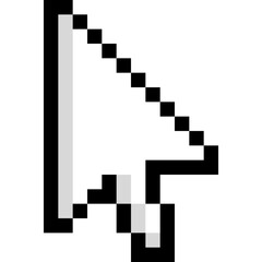 Obraz premium Mouse Cursor Pixel Set