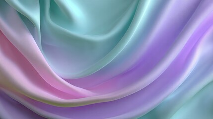 Obraz premium Soft pastel fabric folds in ombre