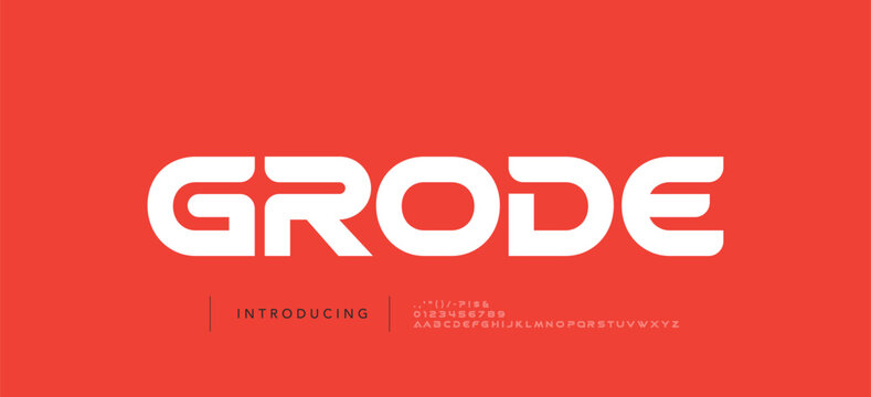 Abstract sport modern alphabet logo font. Typography bold typeface for sport, technology, digital, future creative logos fonts. vector illustration - Powered by Adobe