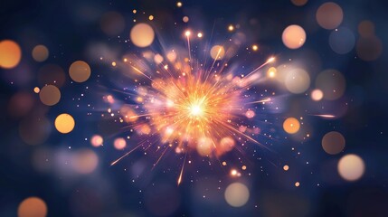 Obraz premium Sparkling Starburst