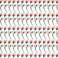 Gentle Bell Flowers Repeating Pattern