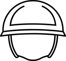 Workplace Safety Hard Hat Icon.