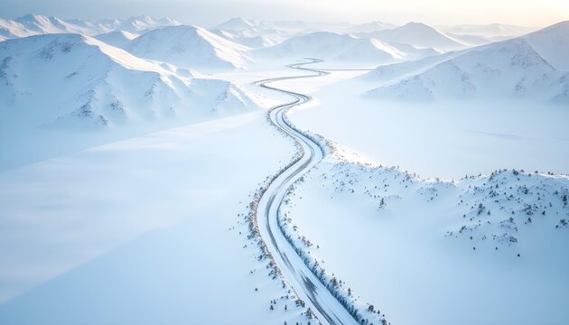 Traces of Adventure in the Winter Wilderness - Powered by Adobe