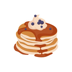 Delicious Pancakes Illustration - National Pancakes Day