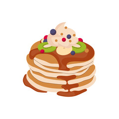 Delicious Pancakes Illustration - National Pancakes Day