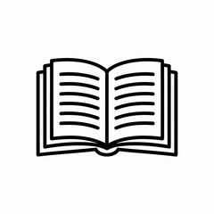 open book vector