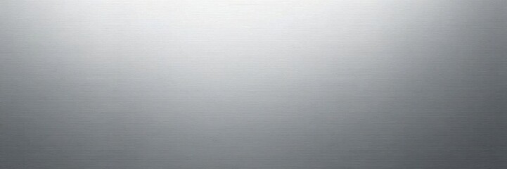 Horizontal brushed aluminum texture, metallic grey tones, backdrop, reflective