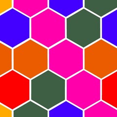 Square illustration background pattern of tile, fabric, paper, wallpaper.