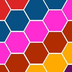 Square illustration background pattern of tile, fabric, paper, wallpape