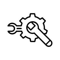 Setting with gear icon