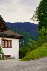 House in the mountains, Switzerland 