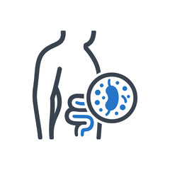 Digestive Bacteria Icon