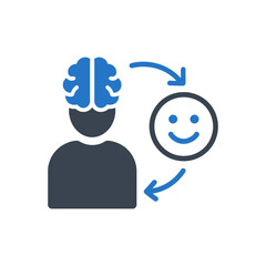 Addiction Positive Mindset Journey Icon