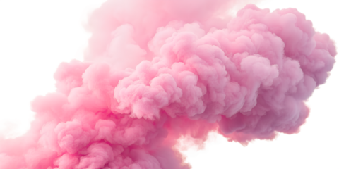 Pink Smoke Cloud Explosion for Celebration or Gender Reveal

