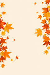 Fototapeta premium autumn leaves background