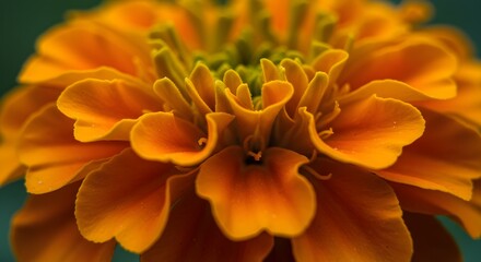 Close up orange flower