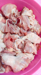 raw chicken meat