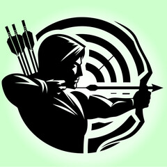 archery logo black.eps