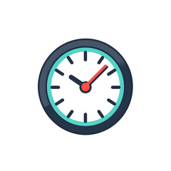 Simple Clock Illustration