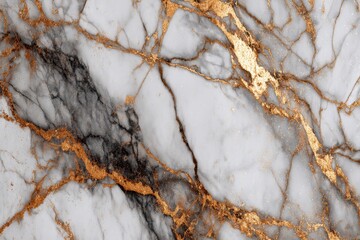 Elegant white and gold marble texture background design showcasing intricate patterns and stunning contrast for various design applications