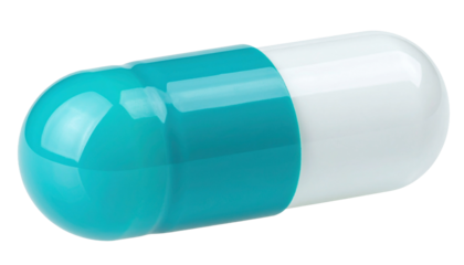 Healthy product concept with supplements in capsules.