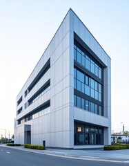 Obraz premium Modern Office Building Exterior Architecture Design.