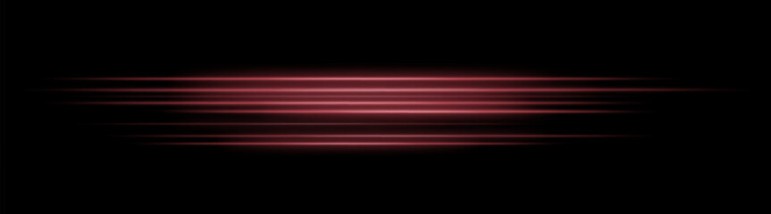 Lightline. Horizontal layered beams forming wide blur with symmetric flow. Composition evokes fast movement and glowing streak on dark backdrop.