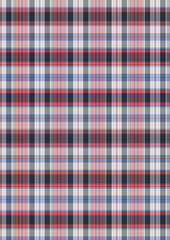 Seamless red and white checkered plaid fabric with a vintage gingham pattern, perfect for a picnic blanket or retro textile design