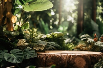 Fototapeta premium Jungle leaf outdoors nature.
