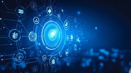 Futuristic interface with a robotic hand interacting with digital data - Powered by Adobe