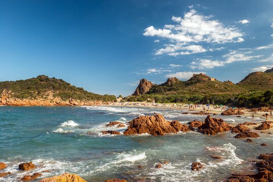 Sardegna, spiaggia selvaggia di Su Sirboni presso la Marina di Gairo, Italia, Europa occidentale 