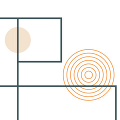 Bauhaus Geometric Corner