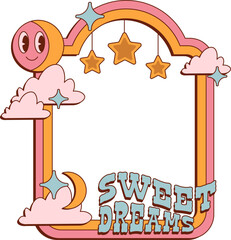 Vintage Groovy Frame