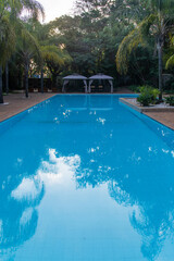swimming pool at the hotel