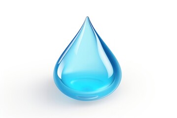 Drop white background refreshment simplicity.